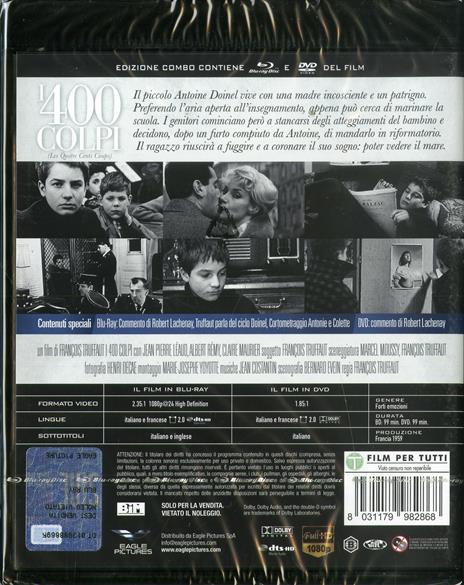 I 400 colpi. Con calendario 2021 (DVD + Blu-ray) di François Truffaut - DVD + Blu-ray - 2