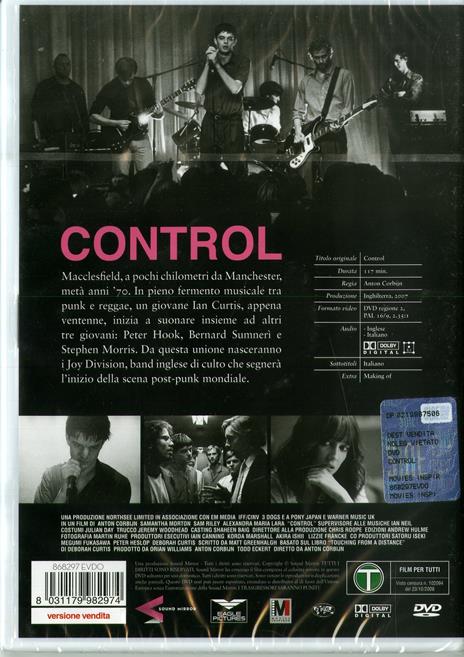 Control (DVD) di Anton Corbijn - DVD - 2