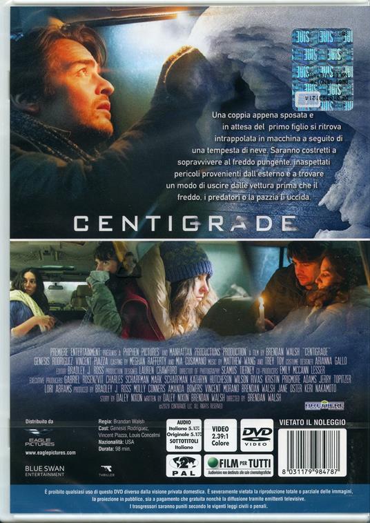 Centigrade (DVD) di Brendan Walsh - DVD - 2