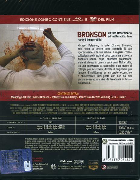 Bronson (DVD + Blu-ray) di Nicolas Winding Refn - DVD + Blu-ray - 3