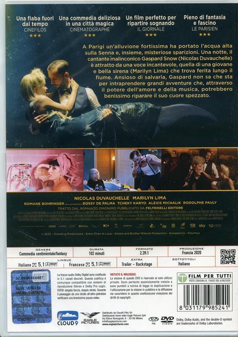 Una sirena a Parigi (DVD) di Mathias Malzieu - DVD - 2