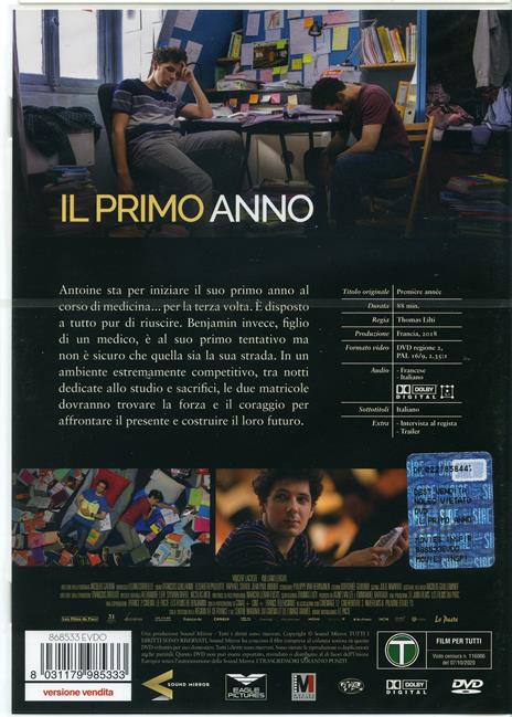 Il primo anno (DVD) di Thomas Lilti - DVD - 2