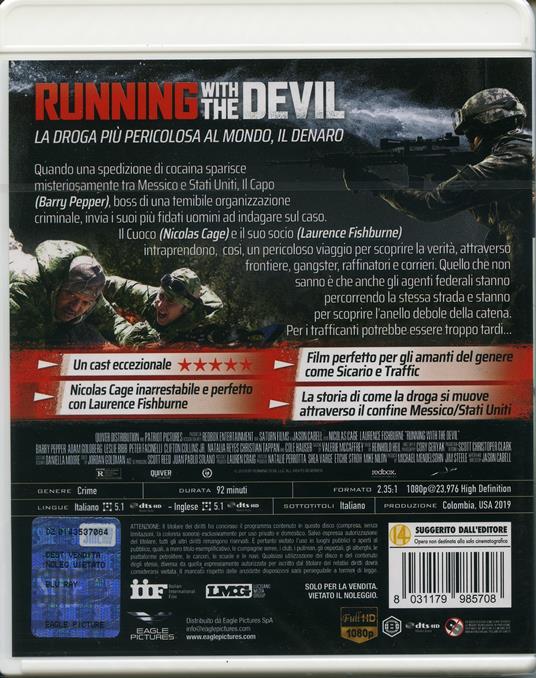 Running with the Devil. La legge del cartello (Blu-ray) di Jason Cabell - Blu-ray - 2