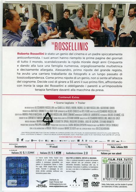 The Rossellinis (DVD) di Alessandro Rossellini - DVD - 2