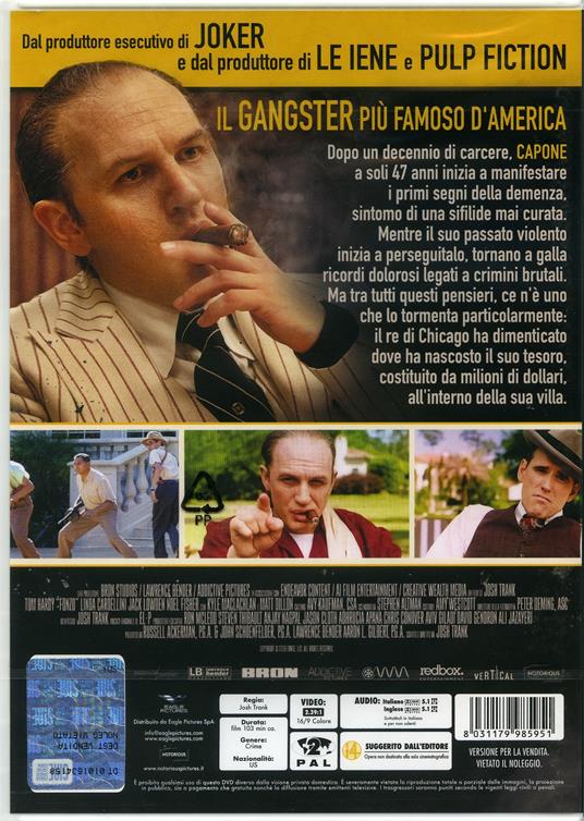 Capone (DVD) di Josh Trank - DVD - 2