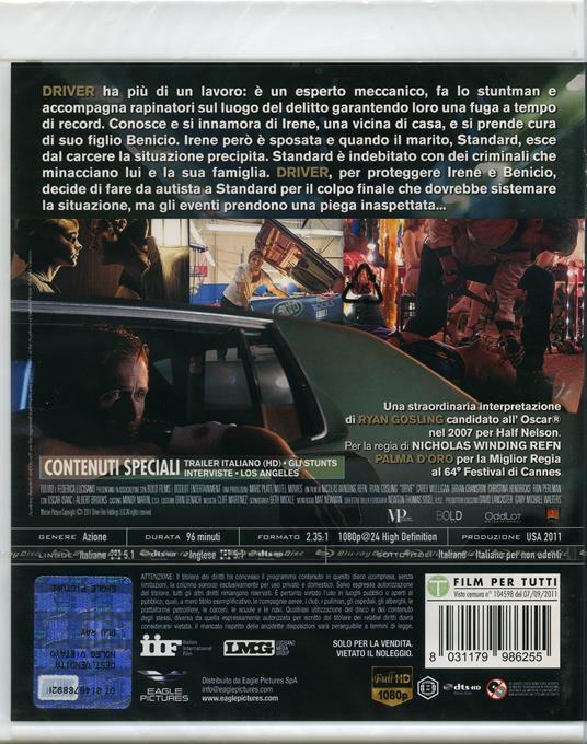 Drive. New Edition (Blu-ray) di Nicolas Winding Refn - Blu-ray - 2