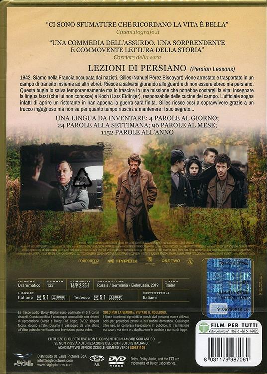 Lezioni di persiano (DVD) di Vadim Perelman - DVD - 3