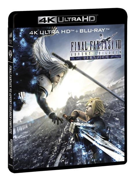 Final Fantasy VII. Advent Children ( (Blu-ray + Blu-ray Ultra HD 4K) di Tetsuya Nomura,Takeshi Nozue - Blu-ray + Blu-ray Ultra HD 4K