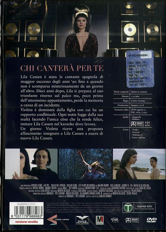 Chi canterà per te (DVD) di Carlos Vermut - DVD - 3