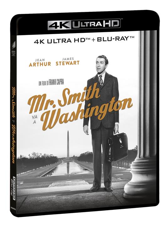 Mr. Smith va a Washington (Blu-ray + Blu-ray Ultra HD 4K) di Frank Capra - Blu-ray + Blu-ray Ultra HD 4K