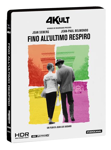 Fino all'ultimo respiro  (Blu-ray + Blu-ray Ultra HD 4K) di Jean-Luc Godard - Blu-ray + Blu-ray Ultra HD 4K