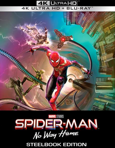 Spider-Man. No Way Home. Steelbook (Blu-ray + Blu-ray Ultra HD 4K + Magnete) di Jon Watts - Blu-ray + Blu-ray Ultra HD 4K - 3