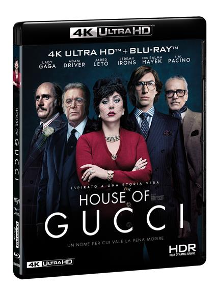 House of Gucci (Blu-ray + Blu-ray Ultra HD 4K) di Ridley Scott - Blu-ray + Blu-ray Ultra HD 4K