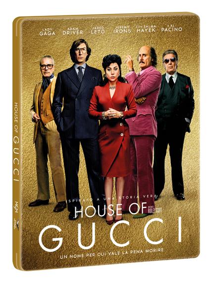 House of Gucci. Steelbook (Blu-ray + Blu-ray Ultra HD 4K) di Ridley Scott - Blu-ray + Blu-ray Ultra HD 4K