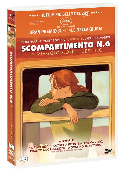 Scompartimento n.6. In viaggio con il destino (DVD) di Juho Kuosmanen - DVD