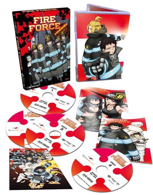 Fire Force. Stagione 1. Serie TV ita (4 DVD) di Yuki Yase - DVD