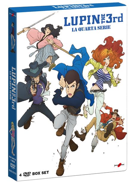 Lupin III. La quarta serie (4 DVD) di Monkey Punch - DVD