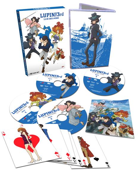 Lupin III. La quarta serie (4 DVD) di Monkey Punch - DVD - 2