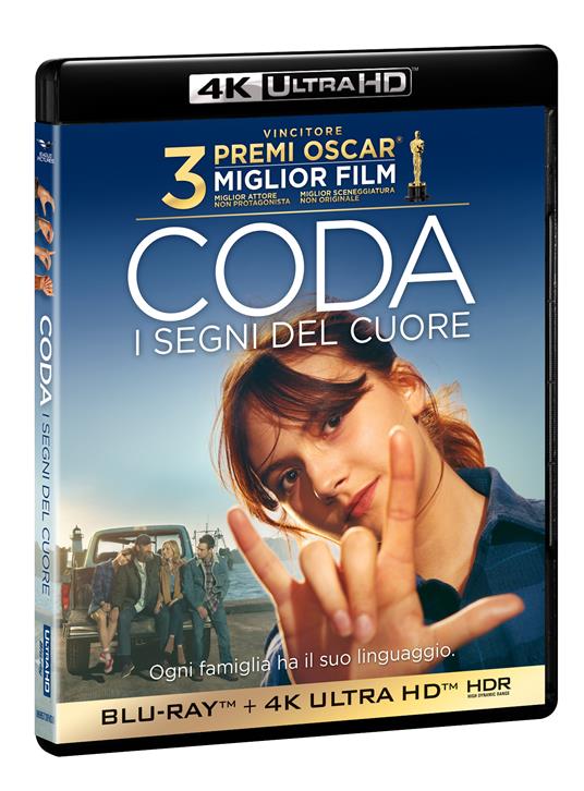 Coda. I segni del cuore (Blu-ray + Blu-ray Ultra HD 4K + booklet lingua dei segni) di Sian Heder - Blu-ray + Blu-ray Ultra HD 4K