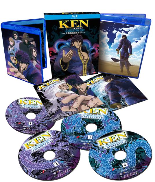 Ken il guerriero. Le origini del mito: Regenesis - La Serie Completa (4 Blu-ray) di Akio Kazumi - Blu-ray - 2