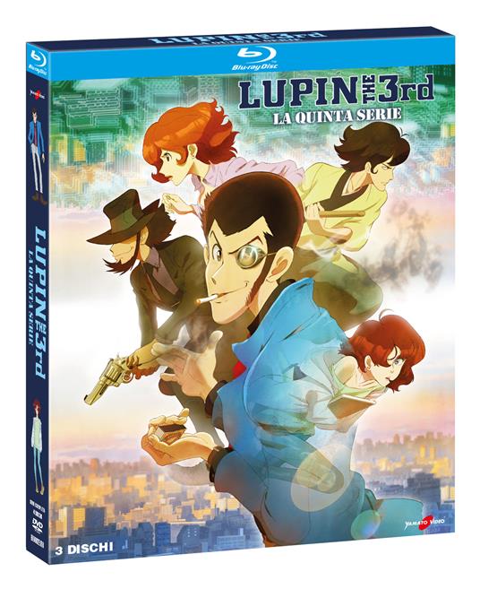 Lupin III. La quinta serie (3 Blu-ray + booklet con materiale inedito) di Monkey Punch - Blu-ray