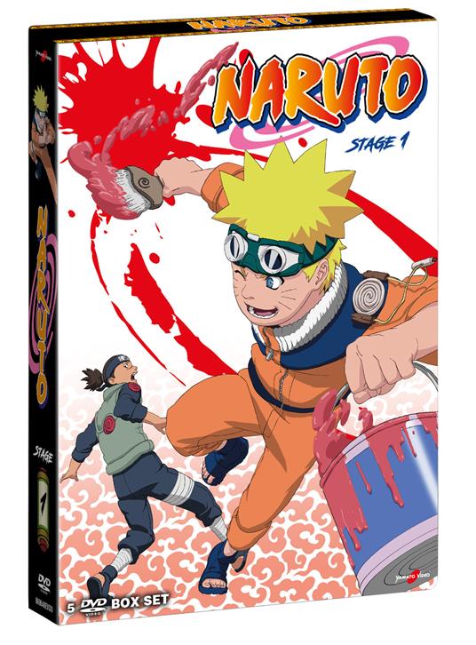 Naruto. Parte 1 (5 DVD + booklet da 24pp) di Masashi Kishimoto - DVD