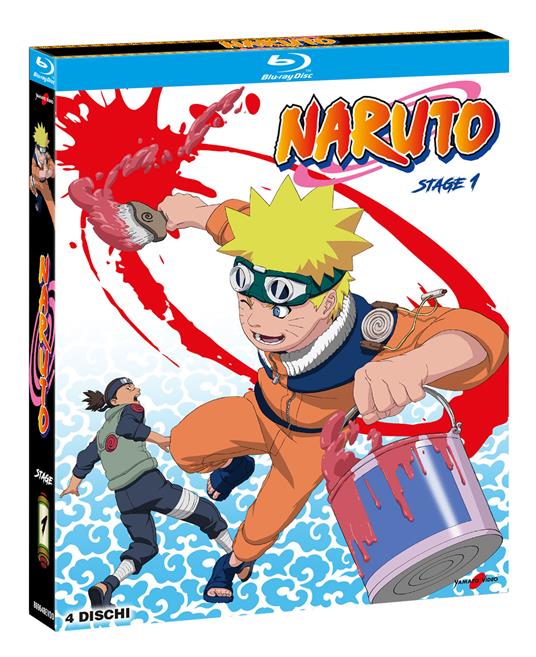 Naruto. Parte 1 (4 Blu-ray + booklet da 24pp) di Masashi Kishimoto - Blu-ray