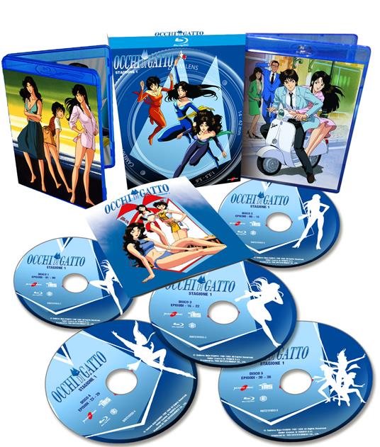Occhi di gatto. Stagione 1. Serie TV ita (5 Blu-ray) di Yoshio Takeuchi - Blu-ray - 2