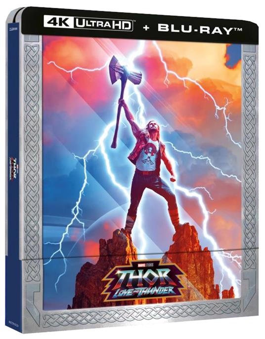Thor. Love and Thunder. Steelbook (Blu-ray + Blu-ray Ultra HD 4K) di Taika Waititi - Blu-ray + Blu-ray Ultra HD 4K
