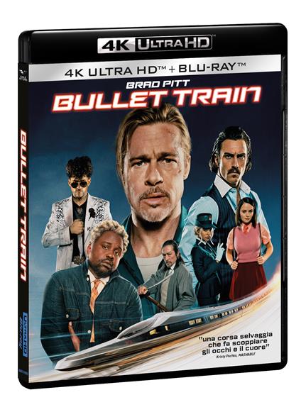 Bullet Train (Blu-ray + Blu-ray Ultra HD 4K) di David Leitch - Blu-ray + Blu-ray Ultra HD 4K