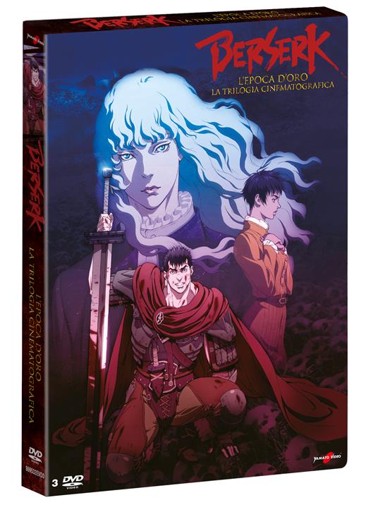 Berserk. L'epoca d'oro. La trilogia cinematografica (3 DVD) - DVD - Film di  Kentaro Miura Anime