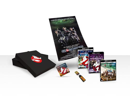 Ghostbusters 1-2-3. Deluxe Edition Ltd Numerata + Gadget (3 Blu-ray + 3 Blu-ray Ultra HD 4K) - Blu-ray + Blu-ray Ultra HD 4K - Film di Ivan Reitman , Jason Reitman Bambini e ragazzi | IBS