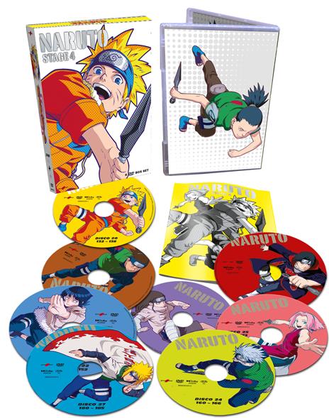 Naruto. Parte 4 (8 DVD) di Masashi Kishimoto - DVD - 3