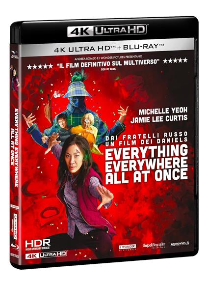 Everything Everywhere All at Once (Blu-ray + Blu-ray Ultra HD 4K) di Dan Kwan,Daniel Scheinert - Blu-ray + Blu-ray Ultra HD 4K