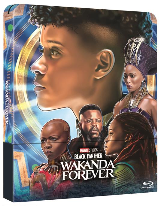 Black Panther. Wakanda Forever. Steelbook (Blu-ray + Blu-ray Ultra HD 4K + poster) di Ryan Coogler - Blu-ray + Blu-ray Ultra HD 4K