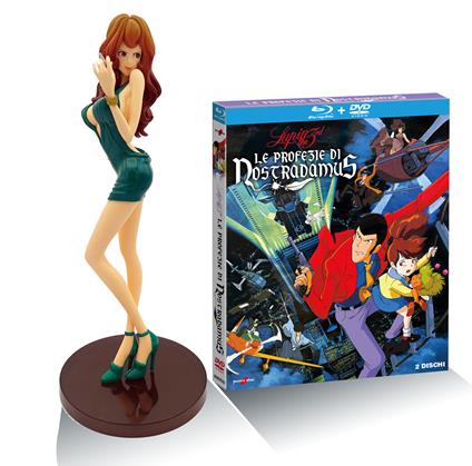 Lupin III. Le profezie di Nostradamus. Esclusiva IBS-Feltrinelli (DVD + Blu-ray + Action figure Fujiko) di Monkey Punch - DVD + Blu-ray