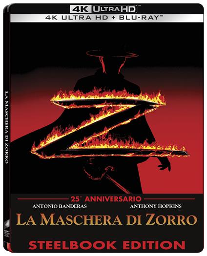 La maschera di Zorro (Blu-ray + Blu-ray Ultra HD 4K) di Martin Campbell - Blu-ray + Blu-ray Ultra HD 4K