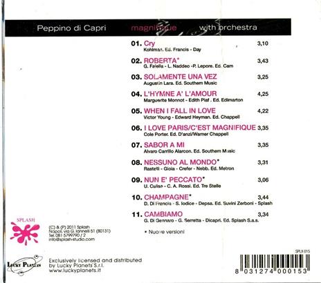 Magnifique - CD Audio di Peppino Di Capri - 2
