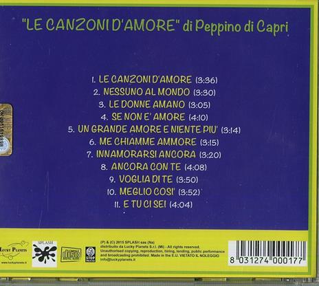 Le canzoni d'amore - CD Audio di Peppino Di Capri - 2