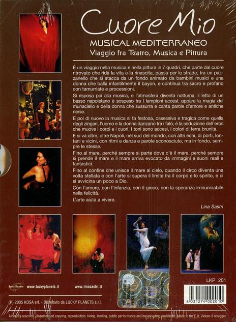 Lina Sastri. Cuore mio (DVD) - DVD di Lina Sastri - 2