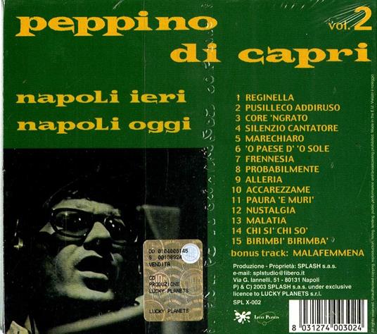 Napoli ieri Napoli oggi vol.2 - CD Audio di Peppino Di Capri - 2