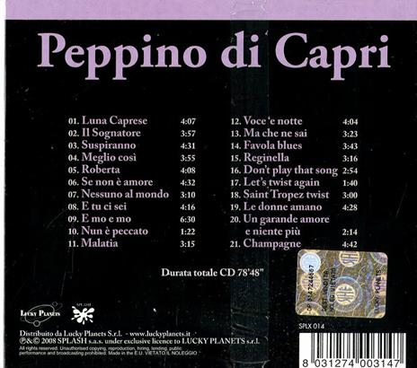 50° - CD Audio di Peppino Di Capri - 2