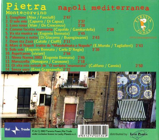 Napoli mediterranea - CD Audio di Pietra Montecorvino - 2