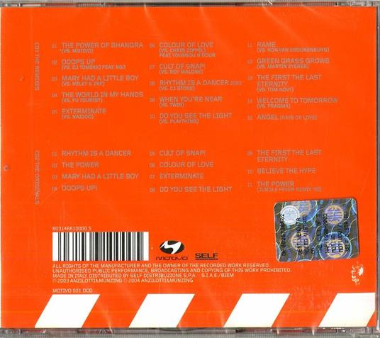 The Cult of Snap 1990-2003 - CD Audio di Snap! - 2