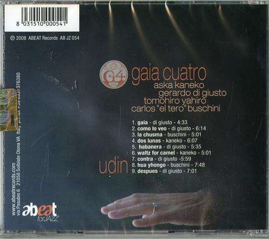 Udin - CD Audio di Gaia Cuatro - 2