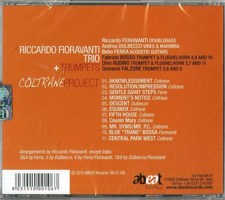 Coltrane Project - CD Audio di Riccardo Fioravanti - 2
