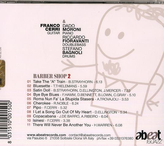 Barber Shop 2 - CD Audio di Franco Cerri - 2