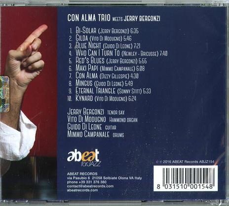 Meets Jerry Bergonzi - CD Audio di Con Alma Trio - 2