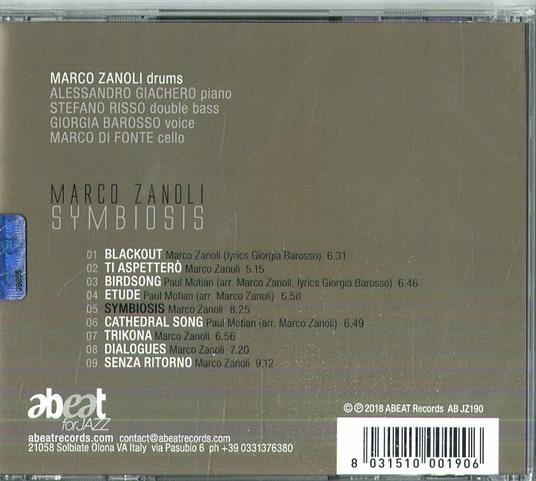 Symbiosis - CD Audio di Marco Zanoli - 2