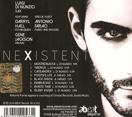 Inexistent - CD Audio di Luigi Di Nunzio - 2